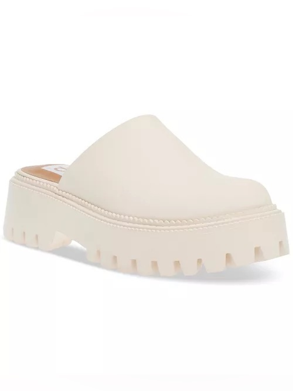 NWOT Dolce Vita Women’s Cream Platform Slip-On Mule Size 9